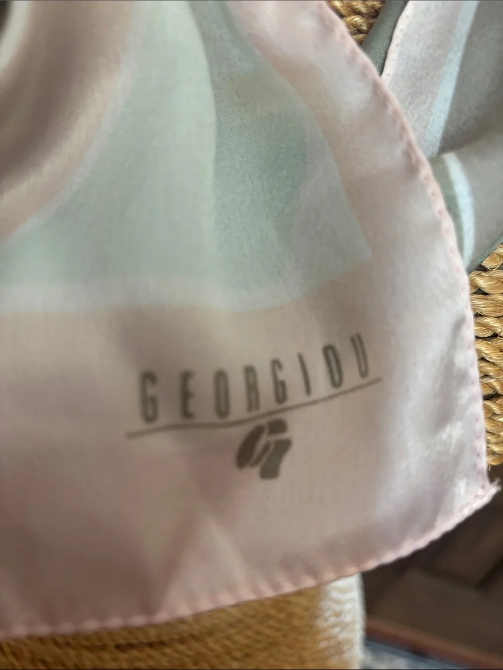 GEORGIOU vintage silk scarf